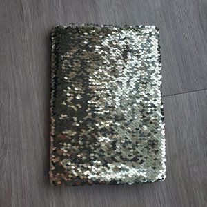 Gold to Silver Sequin color change notebook 80 sheets